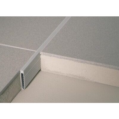 Blanke Estrichdehnungsprofil PVC betongrau, 30 mm